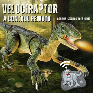 Dinosaurio Velociraptor a Control Remoto